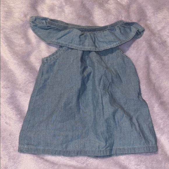 Carter's Other - Carter’s Toddler Girl’s Blue Chambray Sleeveless Blouse Loose Fit Size 2T